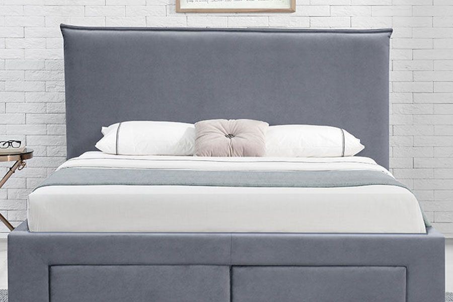 1243D PU-lederen ladekast zonder veer met opbergruimte voor een queensize bed